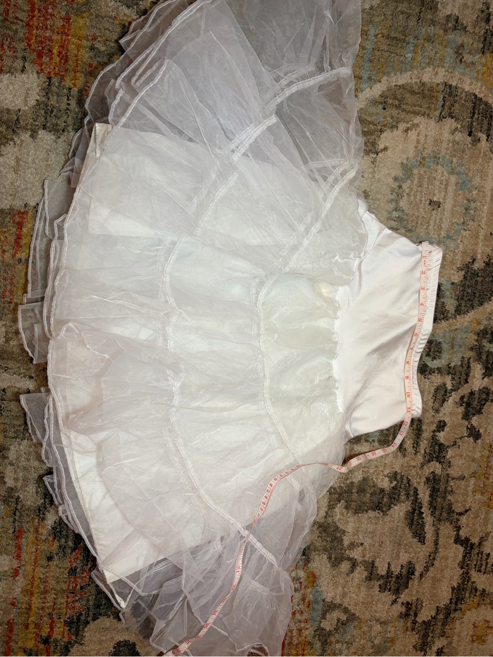 White Tulle Petticoat
